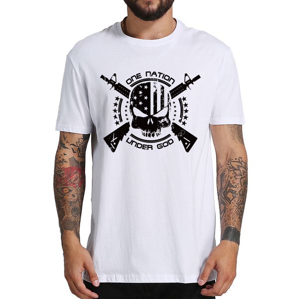 eu size 100% cotton t shirt one nation under god t-shirt soft breathable casual tee, White;black
eu size 100% cotton t shirt one nation under god t-shirt soft breathable casual tee, White;black