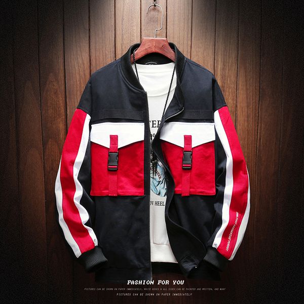 japanese loose mens baseball jackets high street voguejacket nice men big pocket patchwork tooling jacket coat plus size, Black;brown
japanese loose mens baseball jackets high street voguejacket nice men big pocket patchwork tooling jacket coat plus size, Black;brown