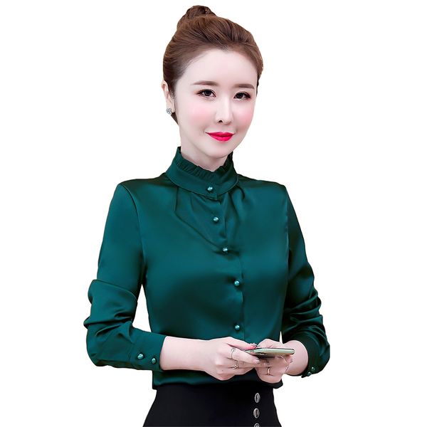 quality elegant green designer shirts women fashion long sleeve mock neck ladies shirt blouses runway plus size office button shirts, White
quality elegant green designer shirts women fashion long sleeve mock neck ladies shirt blouses runway plus size office button shirts, White