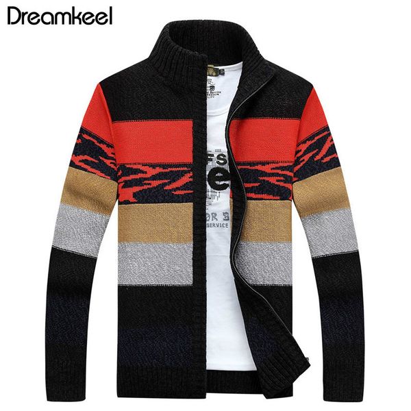 2019 autumn new men's thick sweatercoat sweaters male winter knitted wool jackets outerwear slim fit patchwork sweater y, White;black
2019 autumn new men's thick sweatercoat sweaters male winter knitted wool jackets outerwear slim fit patchwork sweater y, White;black