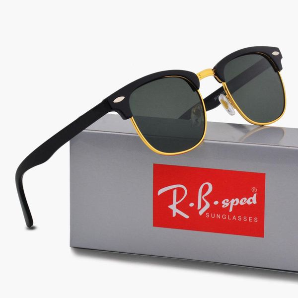 15 colors to choose men women polarized sunglasses semi rimless sun glasses gold frame polaroid lens with original case and box, Blue
15 colors to choose men women polarized sunglasses semi rimless sun glasses gold frame polaroid lens with original case and box, Blue