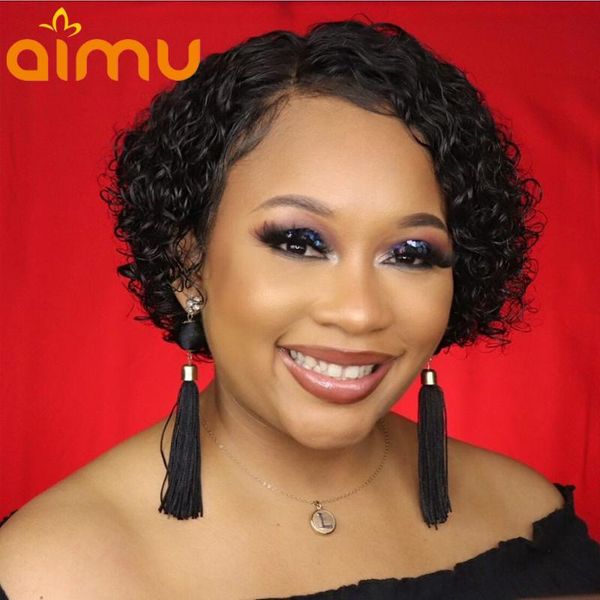 pixie cut wig curly human hair wig lace front human hair wigs for black women blunt cut short bob wigs 13x4 lace frontal closure, Black;brown
pixie cut wig curly human hair wig lace front human hair wigs for black women blunt cut short bob wigs 13x4 lace frontal closure, Black;brown