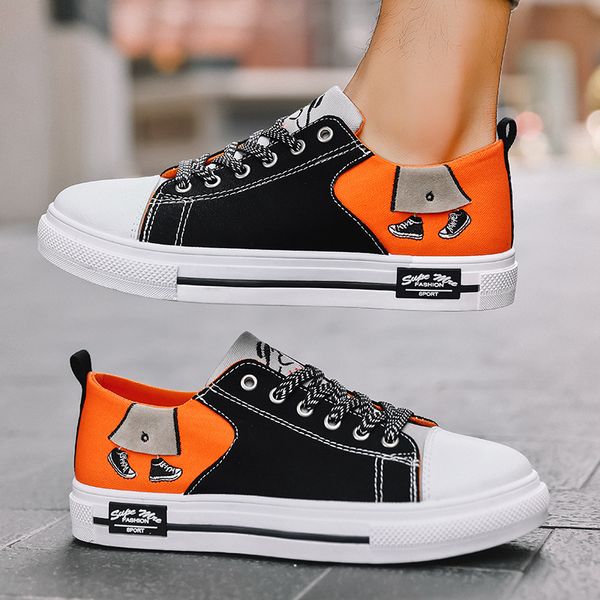 2019 brand new men casual shoes fashion hard-wearing flat shoes walking lace up boy walking, Black
2019 brand new men casual shoes fashion hard-wearing flat shoes walking lace up boy walking, Black