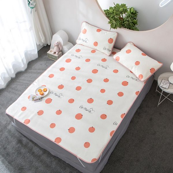 summer cool ice silk bed supplies set-mat mattress er pad with 2 pillow covers
summer cool ice silk bed supplies set-mat mattress er pad with 2 pillow covers