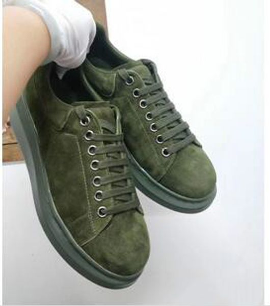 luxury platform sneakers man designers oversized shoes green suede leather sneakers white fashion lace-up trainers big size, Black
luxury platform sneakers man designers oversized shoes green suede leather sneakers white fashion lace-up trainers big size, Black
