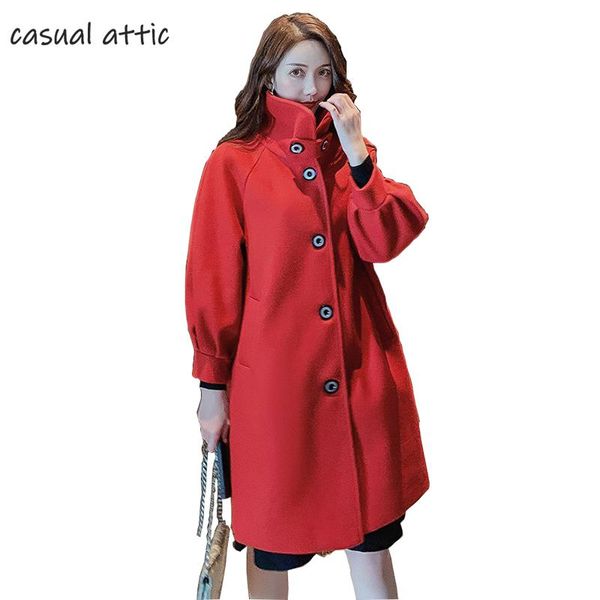 autumn winter long overcoat korean fashion 2019 wool-blend red turn-down collar single breasted ladies jackets long woolen coat, Black
autumn winter long overcoat korean fashion 2019 wool-blend red turn-down collar single breasted ladies jackets long woolen coat, Black
