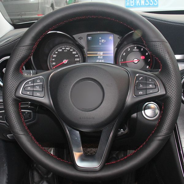 black synthetic leather car steering wheel cover for mercedes-benz c180 c200 c260 c300 b200
black synthetic leather car steering wheel cover for mercedes-benz c180 c200 c260 c300 b200