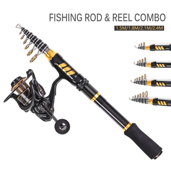 portable travel fishing rod and reel combos carbon fishing rod with spinning reel set kit
portable travel fishing rod and reel combos carbon fishing rod with spinning reel set kit