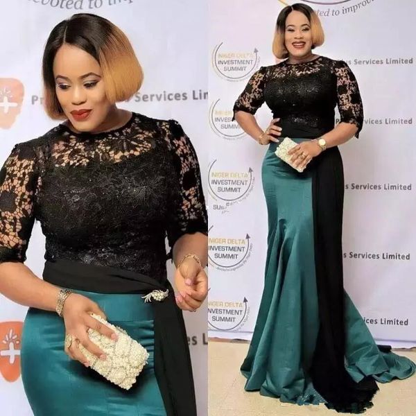 2020 plus size black and greed formal evening dresses for women half sleeve jewel lace beads wraps mother of the bride dress celebrity, Black;red
2020 plus size black and greed formal evening dresses for women half sleeve jewel lace beads wraps mother of the bride dress celebrity, Black;red