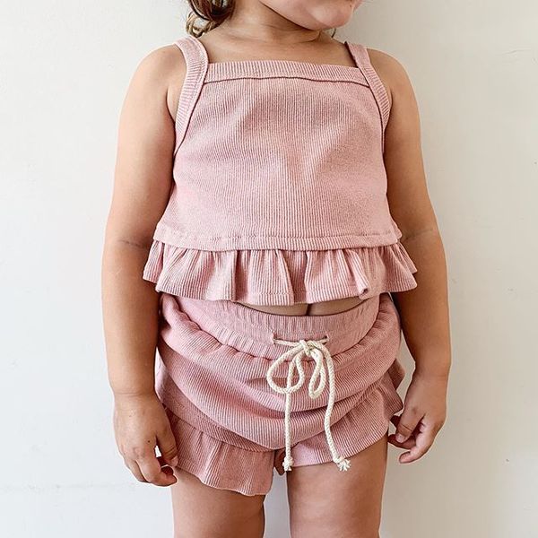 newborn infant baby girls boys clothes sets 6 colors solid ruffles sleeveless vest +shorts 2pcs outfits, White
newborn infant baby girls boys clothes sets 6 colors solid ruffles sleeveless vest +shorts 2pcs outfits, White