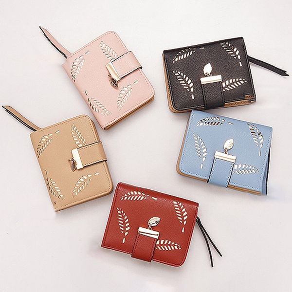 women wallet hollow leaves purse fashion womens phone wallets female pouch short purse small card holder coin wallet, Red;black
women wallet hollow leaves purse fashion womens phone wallets female pouch short purse small card holder coin wallet, Red;black