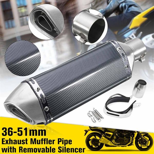 36-51mm motorcycle carbon fiber exhaust muffler pipe escape moto muffler w/ for sportster xl883 //yamaha
36-51mm motorcycle carbon fiber exhaust muffler pipe escape moto muffler w/ for sportster xl883 //yamaha