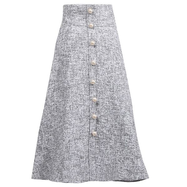 women fashion elegant long autumn winter woolen ladies skirts mujer moda solid gray beading skirt woman high quality, Black
women fashion elegant long autumn winter woolen ladies skirts mujer moda solid gray beading skirt woman high quality, Black