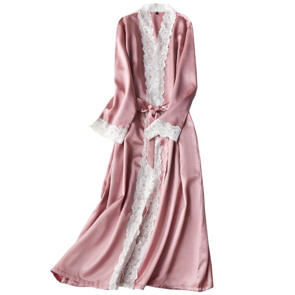 silk lace long robe summer ladies nightgowns women's thin bathrobe ladies silky bathrobe women indoor nighty, Black;red
silk lace long robe summer ladies nightgowns women's thin bathrobe ladies silky bathrobe women indoor nighty, Black;red