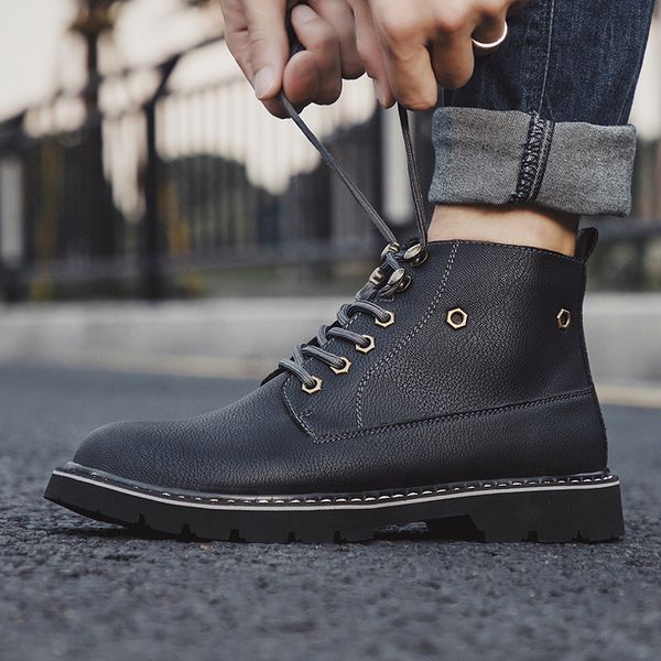 2019 high top leather mr сапоги из натуральной кожи коровы сапоги мужчин снег ручной теплые мужские ботинки зимние ботинки safity обувь% g73, Black
2019 high top leather mr сапоги из натуральной кожи коровы сапоги мужчин снег ручной теплые мужские ботинки зимние ботинки safity обувь% g73, Black