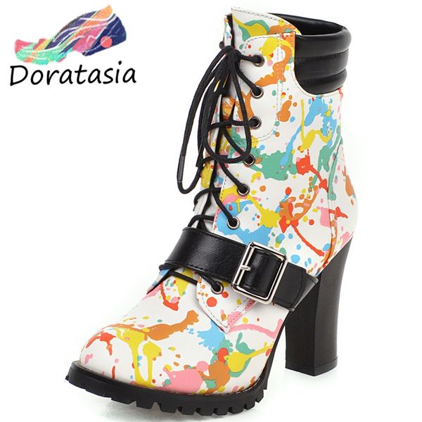 new arrivals plus size 33-48 dropship ins shoes woman boots female chunky high heels lace up ankle boots women shoes, Black
new arrivals plus size 33-48 dropship ins shoes woman boots female chunky high heels lace up ankle boots women shoes, Black