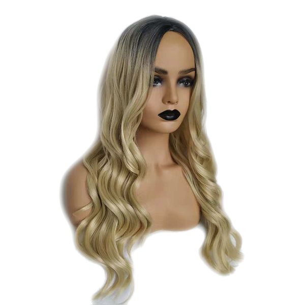 fashion wigs middle part long natural curly wavy wigs heat resistant synthetic hair replacement wig for women, Black
fashion wigs middle part long natural curly wavy wigs heat resistant synthetic hair replacement wig for women, Black