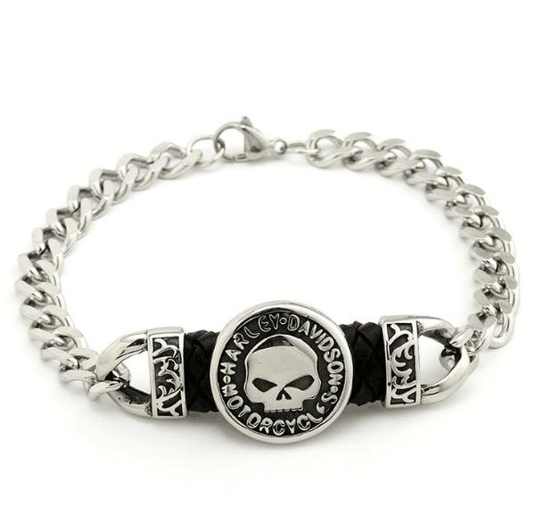 new european and american men's bracelet, motorcycle fans'chain harley bracelet, Golden;silver
new european and american men's bracelet, motorcycle fans'chain harley bracelet, Golden;silver