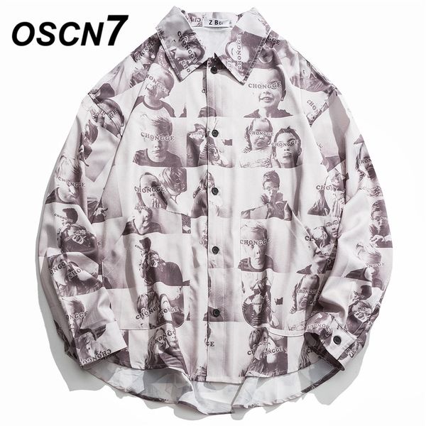 oscn7 casual printed long sleeve shirt men high streetwear 2019 fall fashion long sleeve shirts harujuku mens shirt 13616, White;black
oscn7 casual printed long sleeve shirt men high streetwear 2019 fall fashion long sleeve shirts harujuku mens shirt 13616, White;black