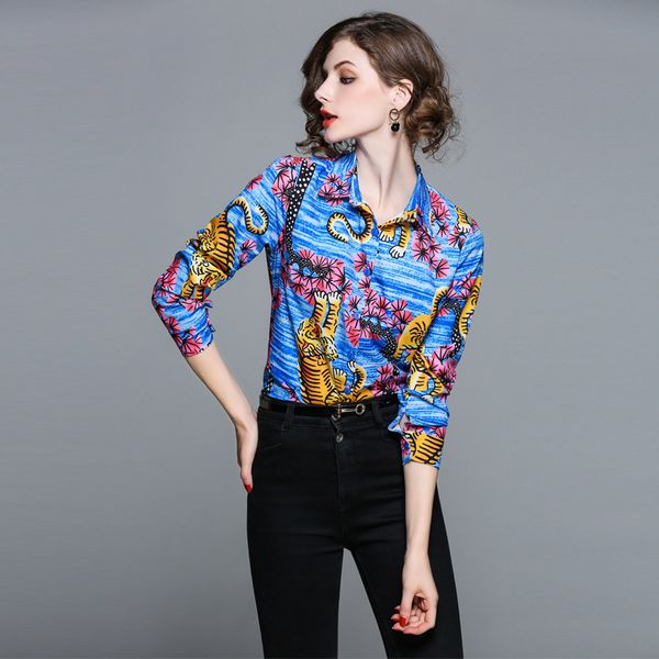 new 2018 autumn fashion turn down blouses slim women chiffon blouse office work wear shirts women plus size blusas, White
new 2018 autumn fashion turn down blouses slim women chiffon blouse office work wear shirts women plus size blusas, White