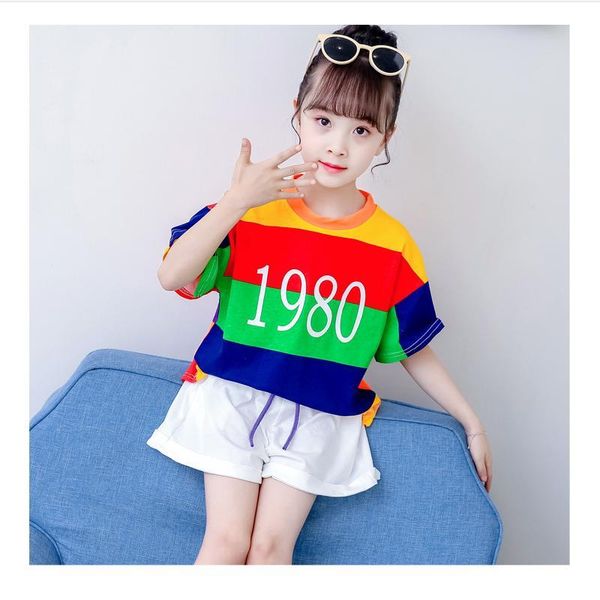 детская одежда девушка лето нового широкие нашивок хлопок младенец спорт вскользь с коротким рукавом футболка + шорты комплект 3-12 детской, White
детская одежда девушка лето нового широкие нашивок хлопок младенец спорт вскользь с коротким рукавом футболка + шорты комплект 3-12 детской, White