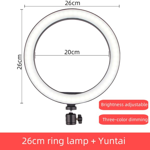 26cm/10inch led selfie ring light dimmable tricolor ring lamp p video camera phone light ringlight for youtube pgraphy
26cm/10inch led selfie ring light dimmable tricolor ring lamp p video camera phone light ringlight for youtube pgraphy