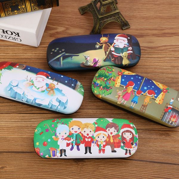 cartoon fashion merry christmas myopia glasses case boys and girls' creative personality retro ins portable glasses storage box, Silver
cartoon fashion merry christmas myopia glasses case boys and girls' creative personality retro ins portable glasses storage box, Silver