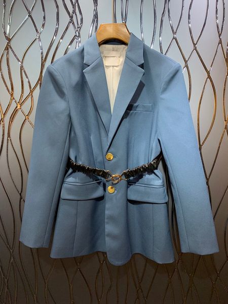 new women's suit in early autumn of 2019 with tie and tie received waist pure colored baitai suit short jacket 723, White;black
new women's suit in early autumn of 2019 with tie and tie received waist pure colored baitai suit short jacket 723, White;black