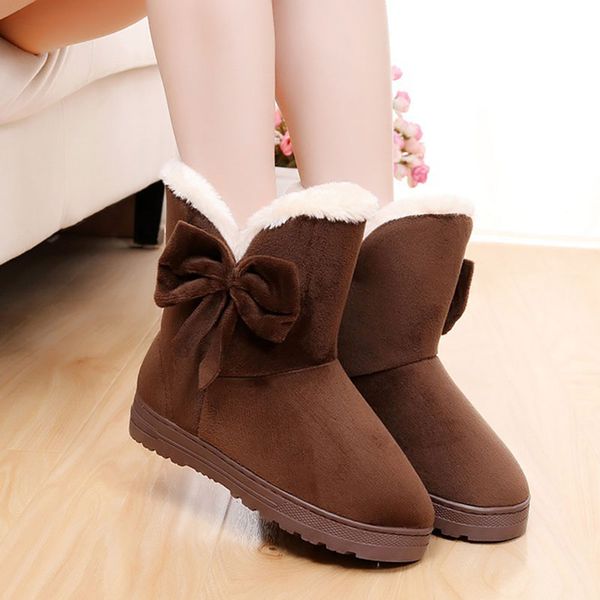 women snow boots 2019 fashion fur warm lady bow round toe women ankle boots ladies shoes winter shoes, Black
women snow boots 2019 fashion fur warm lady bow round toe women ankle boots ladies shoes winter shoes, Black