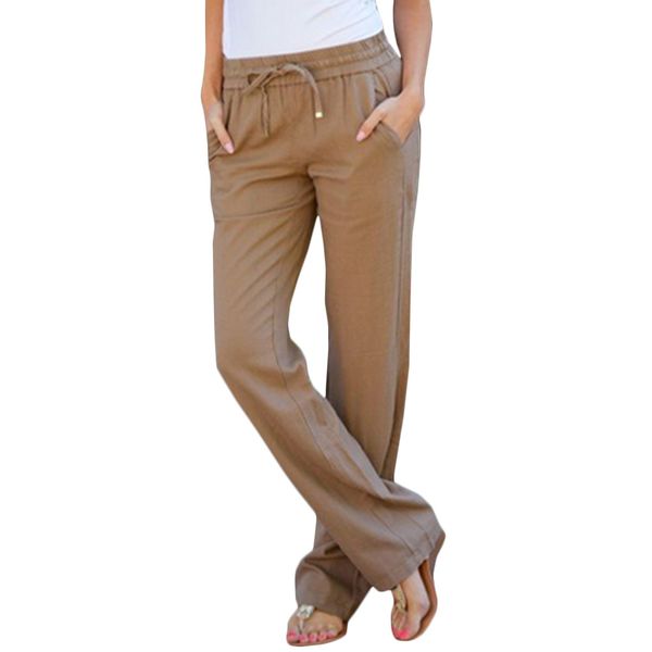 in summer 2017 fashion linen elastic waist pants all-match loose candy colored women's casual pants trousers, Black;white
in summer 2017 fashion linen elastic waist pants all-match loose candy colored women's casual pants trousers, Black;white