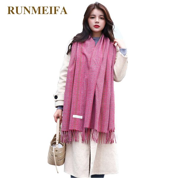 runmeifa 2019 fashion women soft simulated cashmere shawls winter warm small plaid foulards femme elegant shawl drop shipping
runmeifa 2019 fashion women soft simulated cashmere shawls winter warm small plaid foulards femme elegant shawl drop shipping