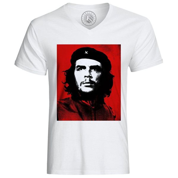 t-shirt el che guevara revolution cuba, White;black