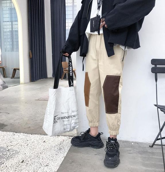 грузовые штаны мужчины 2020 harajuku streetwear цвет блока карманы гарем бегуны повседневные брюки скейтборд спортивная, Black
грузовые штаны мужчины 2020 harajuku streetwear цвет блока карманы гарем бегуны повседневные брюки скейтборд спортивная, Black