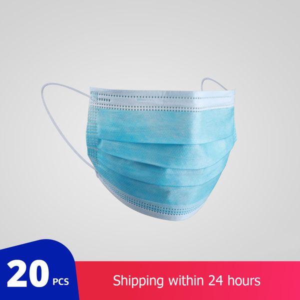 20 pcs protective mask non-woven dust mask thickened disposable mouth mask features as kf94 ffp2
20 pcs protective mask non-woven dust mask thickened disposable mouth mask features as kf94 ffp2