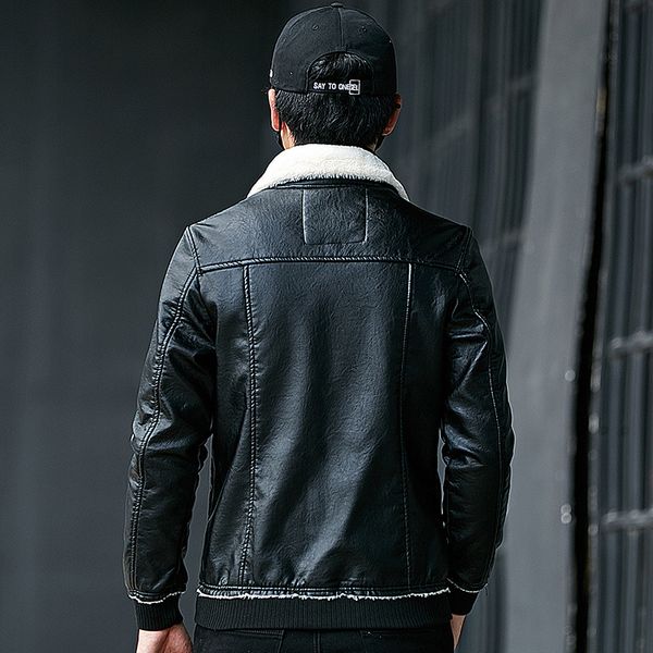 новый стиль мужское кожаное пальто зимы плюс меха velvet корейском стиле trend прохладный pu кожаный бумажник ветрозащитные куртки, Black
новый стиль мужское кожаное пальто зимы плюс меха velvet корейском стиле trend прохладный pu кожаный бумажник ветрозащитные куртки, Black