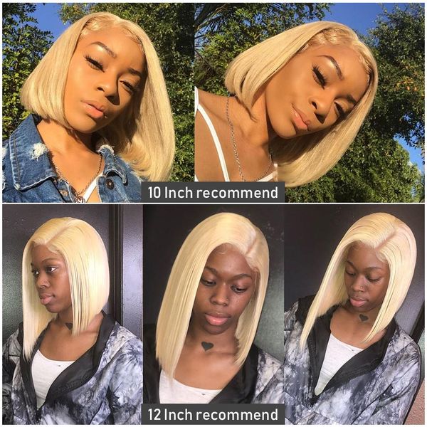 lace front wigs bob blonde malaysian human hair straight color 613 density 150% 13*4 swiss lace human hair, Black
lace front wigs bob blonde malaysian human hair straight color 613 density 150% 13*4 swiss lace human hair, Black