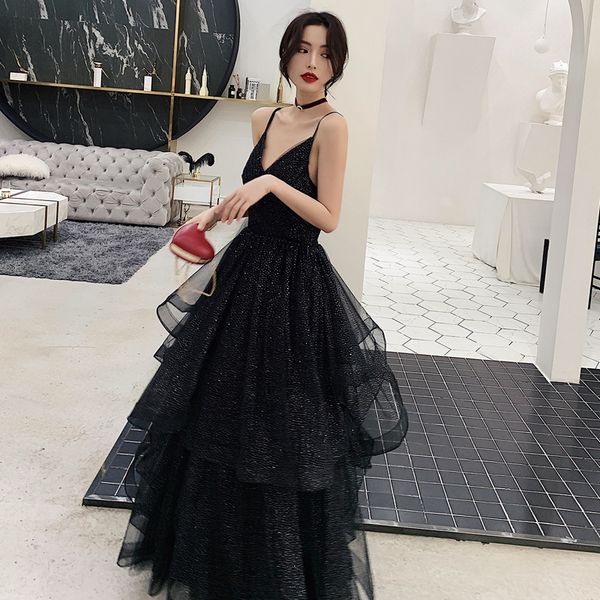evening dress 2019 mrs win the v-neck sequin spaghetti strap evening dress elegant black formal homcoming dresses f, White;black
evening dress 2019 mrs win the v-neck sequin spaghetti strap evening dress elegant black formal homcoming dresses f, White;black