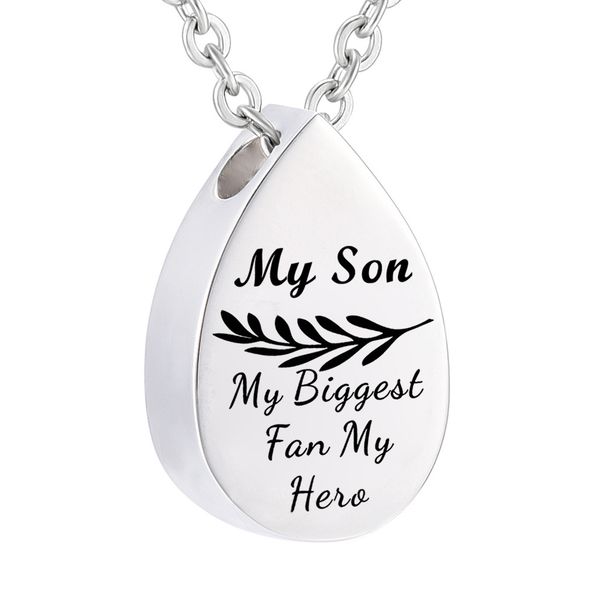 cremation jewelry urn necklace with olive branch urn pendant memorial keepsake ashes holder water droplets pendant, Silver
cremation jewelry urn necklace with olive branch urn pendant memorial keepsake ashes holder water droplets pendant, Silver