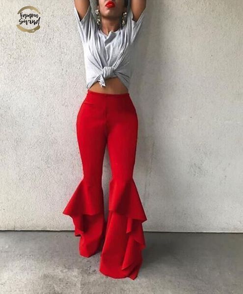 chic easy vintage ruffles trousers women high waist hippie slim gypsy bell bottom pants female flare palazzo fashion streetwear, Black;white
chic easy vintage ruffles trousers women high waist hippie slim gypsy bell bottom pants female flare palazzo fashion streetwear, Black;white