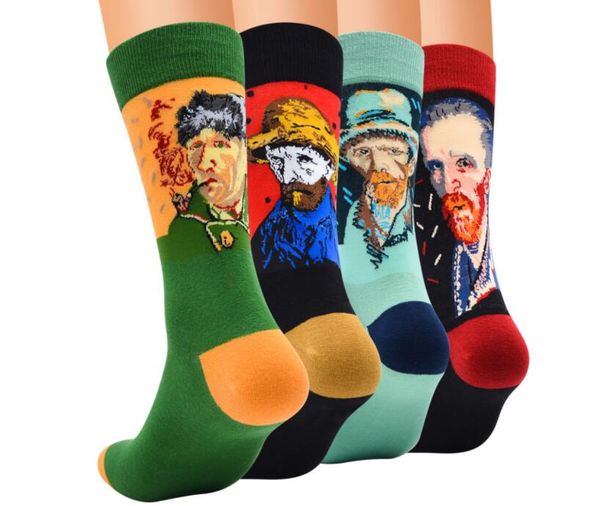 street fashion painting art socks happy socks cotton man gifts mens dress funny men, Black
street fashion painting art socks happy socks cotton man gifts mens dress funny men, Black