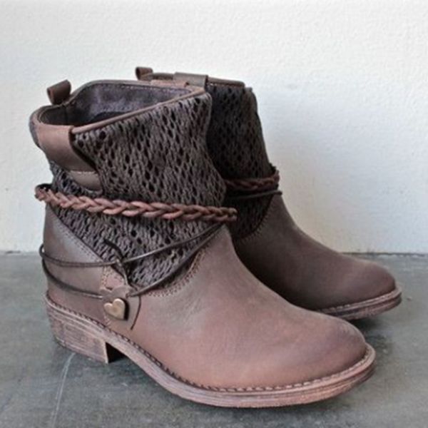 women boots leather ankle boots punk gothic style round toe short street haulage motor mujer zapatos, Black
women boots leather ankle boots punk gothic style round toe short street haulage motor mujer zapatos, Black