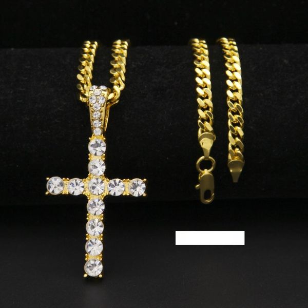 hip hop gold silver iced out bling cross pendant chains for mens jewelry with stainless steel cuban link twist chain necklace
hip hop gold silver iced out bling cross pendant chains for mens jewelry with stainless steel cuban link twist chain necklace