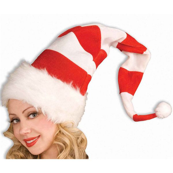 christmas hat ladies red and white stripes holiday cap long paragraph elf christmas hat cute christmas dress party dress up white plush, Blue;gray
christmas hat ladies red and white stripes holiday cap long paragraph elf christmas hat cute christmas dress party dress up white plush, Blue;gray