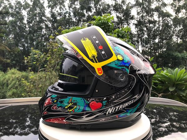new arrival full face dual visor ghost face motorcycle helmet riding car motocross racing motorbike helmet
new arrival full face dual visor ghost face motorcycle helmet riding car motocross racing motorbike helmet