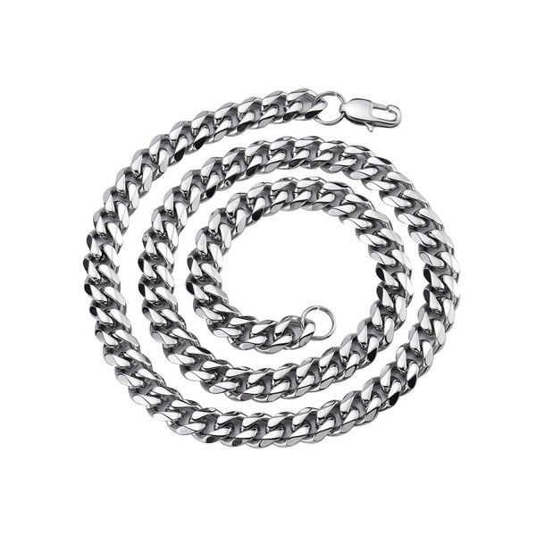 trendy mens cuban link chain necklaces iced out hip hop jewelry 19inch 21inch fashion stainless steel silver miami cuban chains for men gift
trendy mens cuban link chain necklaces iced out hip hop jewelry 19inch 21inch fashion stainless steel silver miami cuban chains for men gift
