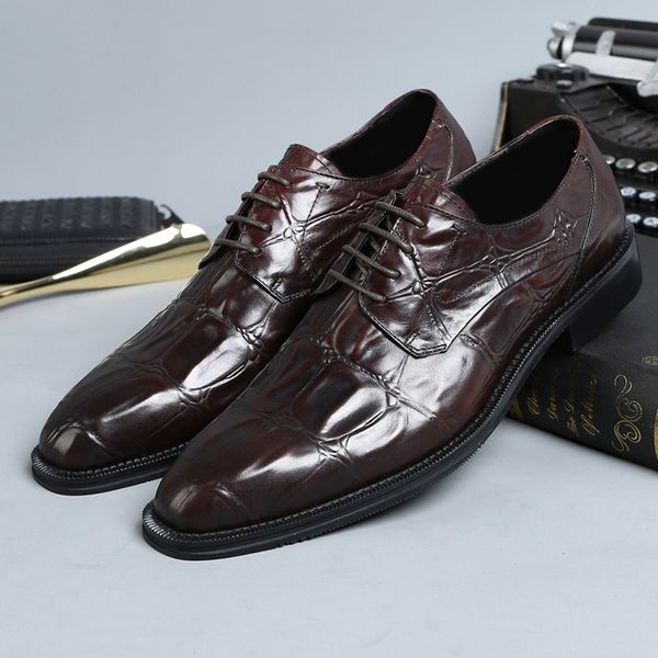 vintage designer round toe derby man groom dress shoes genuine leather goodyear welted flats men's wedding party footwear js230, Black
vintage designer round toe derby man groom dress shoes genuine leather goodyear welted flats men's wedding party footwear js230, Black