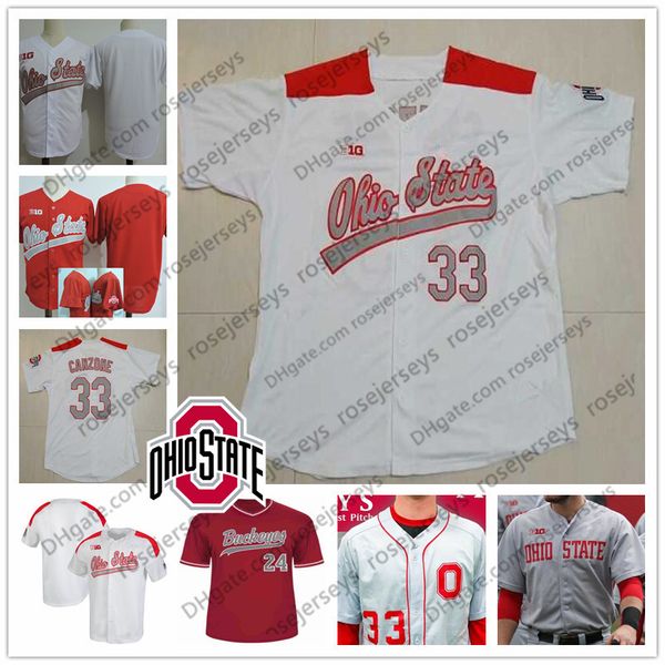 custom ohio state buckeyes 2019 college baseball gray white red stitched any number name 1 brady cherry 33 dominic canzone ncaa jersey s-4xl, Black
custom ohio state buckeyes 2019 college baseball gray white red stitched any number name 1 brady cherry 33 dominic canzone ncaa jersey s-4xl, Black