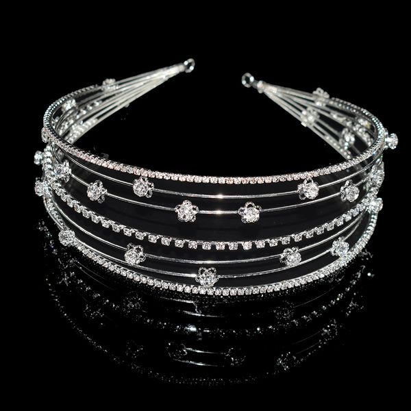 multiple rows luxury sparkling wedding bridal crystal tiara princess pageant prom rhinestone tiara headband hair accessories, Golden;white
multiple rows luxury sparkling wedding bridal crystal tiara princess pageant prom rhinestone tiara headband hair accessories, Golden;white