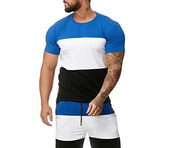 new summer mens sets t shirts shorts two pieces sets casual tracksuit male casual tshirt gyms fitness trousers men, Gray
new summer mens sets t shirts shorts two pieces sets casual tracksuit male casual tshirt gyms fitness trousers men, Gray