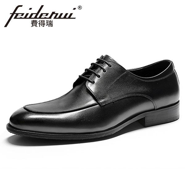 new genuine leather men's formal dress wedding footwear round toe laces business office male derby shoes for suit fhs112, Black
new genuine leather men's formal dress wedding footwear round toe laces business office male derby shoes for suit fhs112, Black